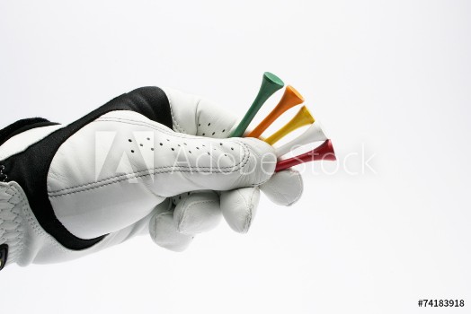 Picture of Golf Glove with tees